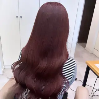 ロング カラー ブリーチなしWカラー 🎀韓国ヘア/amiのヘアスタイル