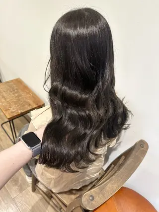 ロング カラー ヘアアレンジ Himawari♡ 柔らかいカラーのヘアスタイル