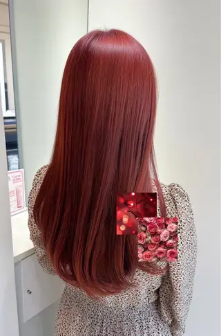 ロング カラー 💕カットカラーモ デル募集/あゆり💕のヘアスタイル