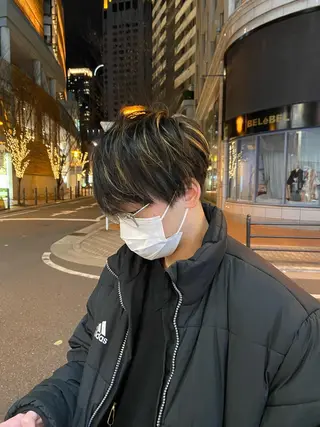 ショート カラー 大阪ウルフカット 🐺デザインカラーのヘアスタイル