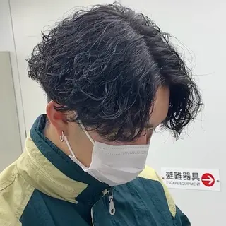 ショート パーマ メンズ fifth  SAKAE所属・SENTA✨メンズ パーマ✨fifth栄のヘアスタイル