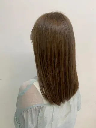 セミロング 韓国カット/ パーマ/KOTAのヘアスタイル