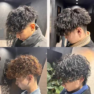 ショート パーマ メンズ 【メンズサロン】 BLUCK 横浜のヘアスタイル