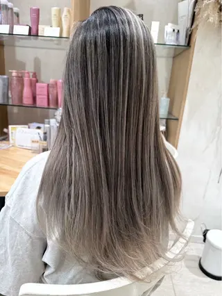 ロング 艶髪🫧/ハイライト ✨/濱崎 竜のヘアスタイル