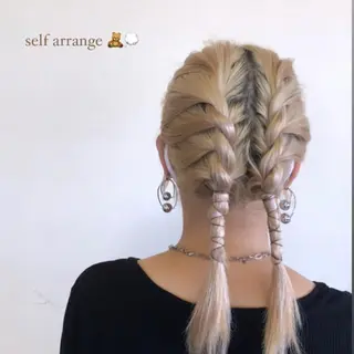 ミディアム ヘアアレンジ 原宿/似合わせ/髪質 改善/レイヤー/優希のヘアスタイル