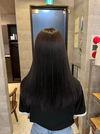 セミロング カラー イロアイヘアー Renのヘアスタイル