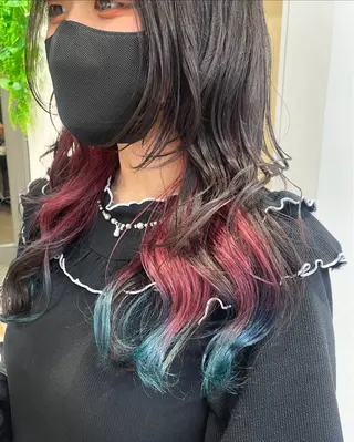 ロング カラー 💫骨格診断カット 🌈KAHOのヘアスタイル