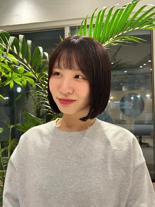 ショート カラー 🦖ミニボブ/ボブ /MOEKA🦕のヘアスタイル