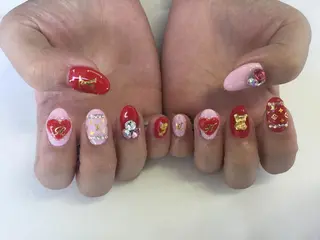 ネイル 💎🐰 saki. m 🐰💎のネイルデザイン