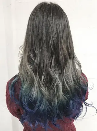 ロング カラー 🌙透明感カラー／ 丁寧施術｜松本のヘアスタイル