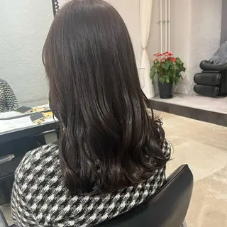 セミロング baton hair salon所属・✽透明感カラー ✽ 🍆那須ももこ🍑のヘアスタイル