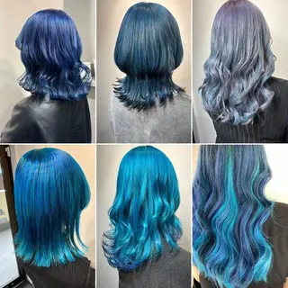 ミディアム カラー メンズ特化✨パーマ Atria横浜コンダのヘアスタイル