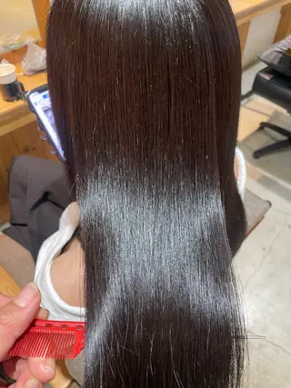 ロング カラー 髪質改善/縮毛/新宿 🫧SUZUKA🫧のヘアスタイル