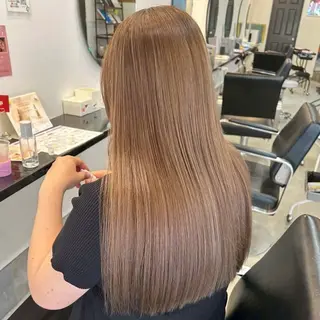 カラー ★艶ハイトーン★ LUCKモミジのヘアスタイル