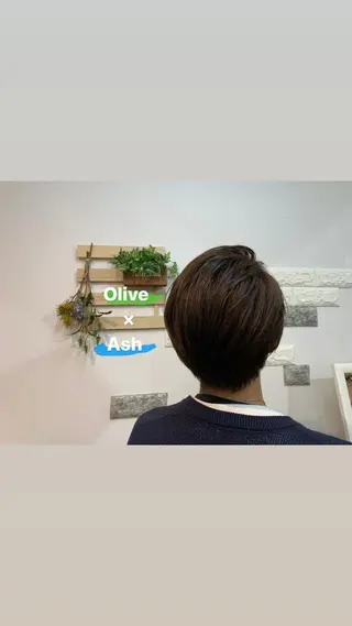 ショート メンズ 大人女性ぼかし メンズ強化🦙平作のヘアスタイル