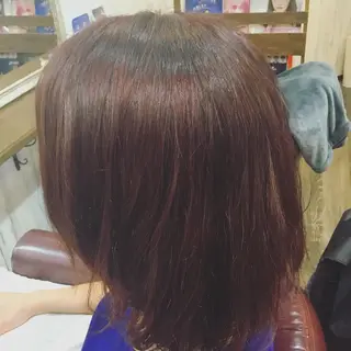 ミディアム カラー 金崎 新吾のヘアスタイル