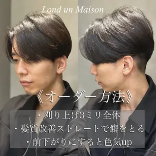 ショート カラー パーマ メンズ メンズ支持No. 1 🥇メンズ特化吉田のヘアスタイル