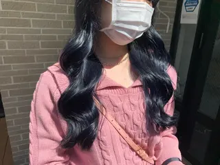 ロング カラー ヘアアレンジ kei/透明感カラー /ベージュ/インナーのヘアスタイル