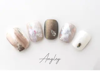 ショート カラー ネイル Aayley(アイリー)Salon所属・Aayley アイリ―サロンのネイルデザイン
