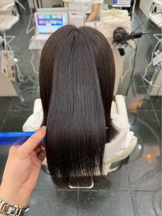 カラー 🍀癒しヘッドスパ付 💚真凜のヘアスタイル