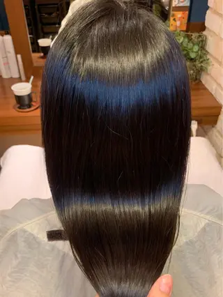 ロング カラー パーマ SALOWIN GINZA所属・✨ツヤ髪デザイナー ✨ひかり✨のヘアスタイル