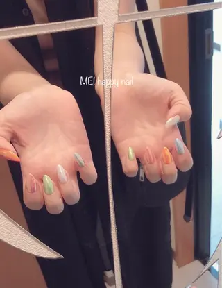 ネイル 北浦和 自爪育成ケアのネイルデザイン