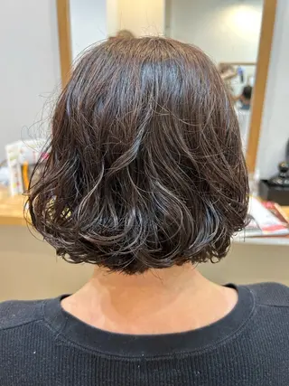 ショート パーマ 佐藤 かののヘアスタイル