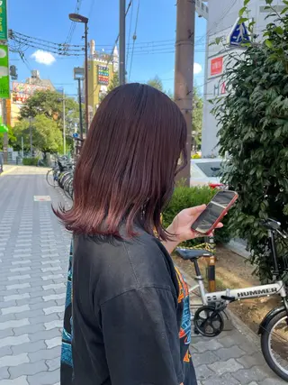 ミディアム yohaku所属・yohaku misakiのヘアスタイル