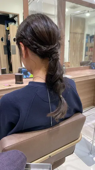 ミディアム ハイトーン募集中 💜✝️荒川優輝のヘアスタイル