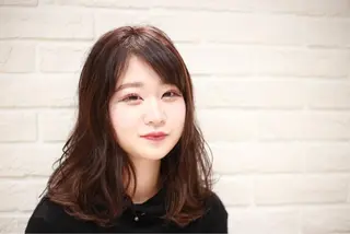 ミディアム カラー なりたいが叶う ながしまじゅんきのヘアスタイル