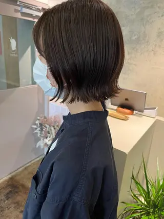 ショート 西山 紗耶香🪽 透明感カラー/ボブのヘアスタイル