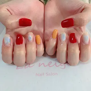 ネイル La neige* yuki 🥯🍑のネイルデザイン