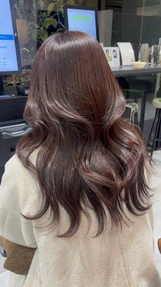 セミロング 艶髪ストレート/ 心斎橋/ annaのヘアスタイル