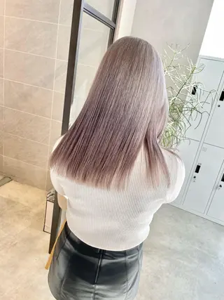 ロング カラー ハイトーン×レイヤー /遠藤将太のヘアスタイル