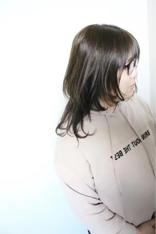 ミディアム カラー 土居 正季のヘアスタイル