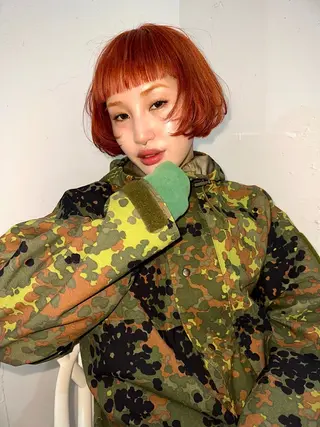 ショート 中野 莉子のヘアスタイル