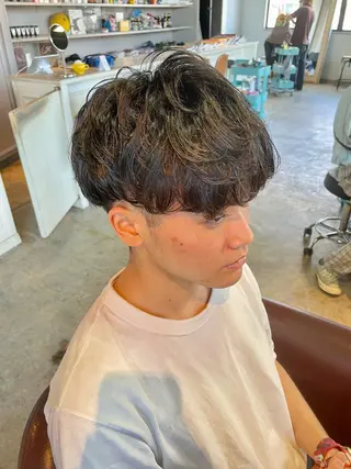 パーマ メンズ 金山/メンズパーマ 西村侑真のヘアスタイル