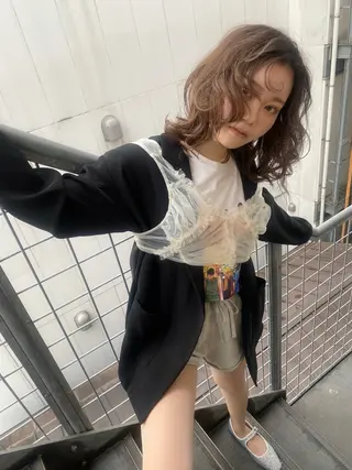 ミディアム ichika/天神 /parc hairのヘアスタイル