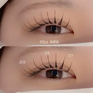 マツエク・マツパ EYELA 池袋 なかだ まゆのマツエク・マツパデザイン