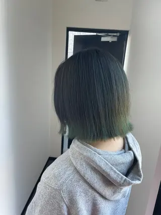 ミディアム カラー Ammi hair所属・YUI/ ブリーチカラー🌷のヘアスタイル