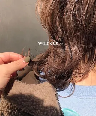 セミロング カラー i.＋sapporo所属・🩶韓国ヘア🩶 くびれ❤︎顔まわりのヘアスタイル