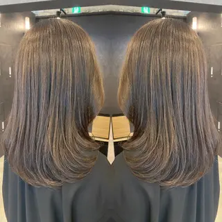 ロング カラー tocca 💜石田愛結💜のヘアスタイル