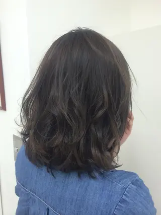ミディアム カラー 髪質改善のプロ✨りな さんのヘアスタイル