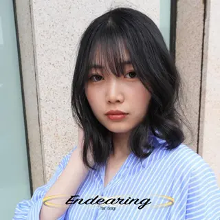 ミディアム Endearing 銀座/レイヤーカットのヘアスタイル