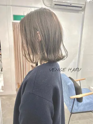 ミディアム カラー レイヤーカット/艶髪 🌈高橋遥香🌈のヘアスタイル