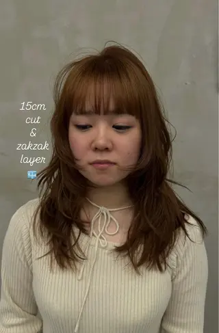 ロング cut model 🫒natsuのヘアスタイル