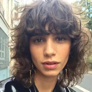 ミディアム パーマ 吉田一輝 外国人パーマのヘアスタイル