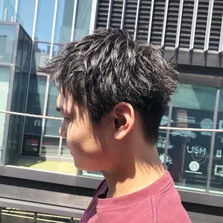 ヘアアレンジ メンズ ainico+所属・メンズ特化✂️栗原 侑也のヘアスタイル