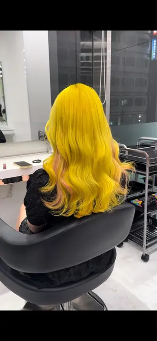 ロング カラー 透明感カラー/ ブリーチ/💓パタオのヘアスタイル