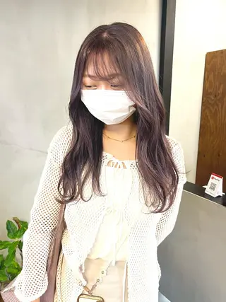 ロング カラー ヘアアレンジ esu西梅田所属・ena/ブリーチなし 透明感・レイヤー🎀のヘアスタイル